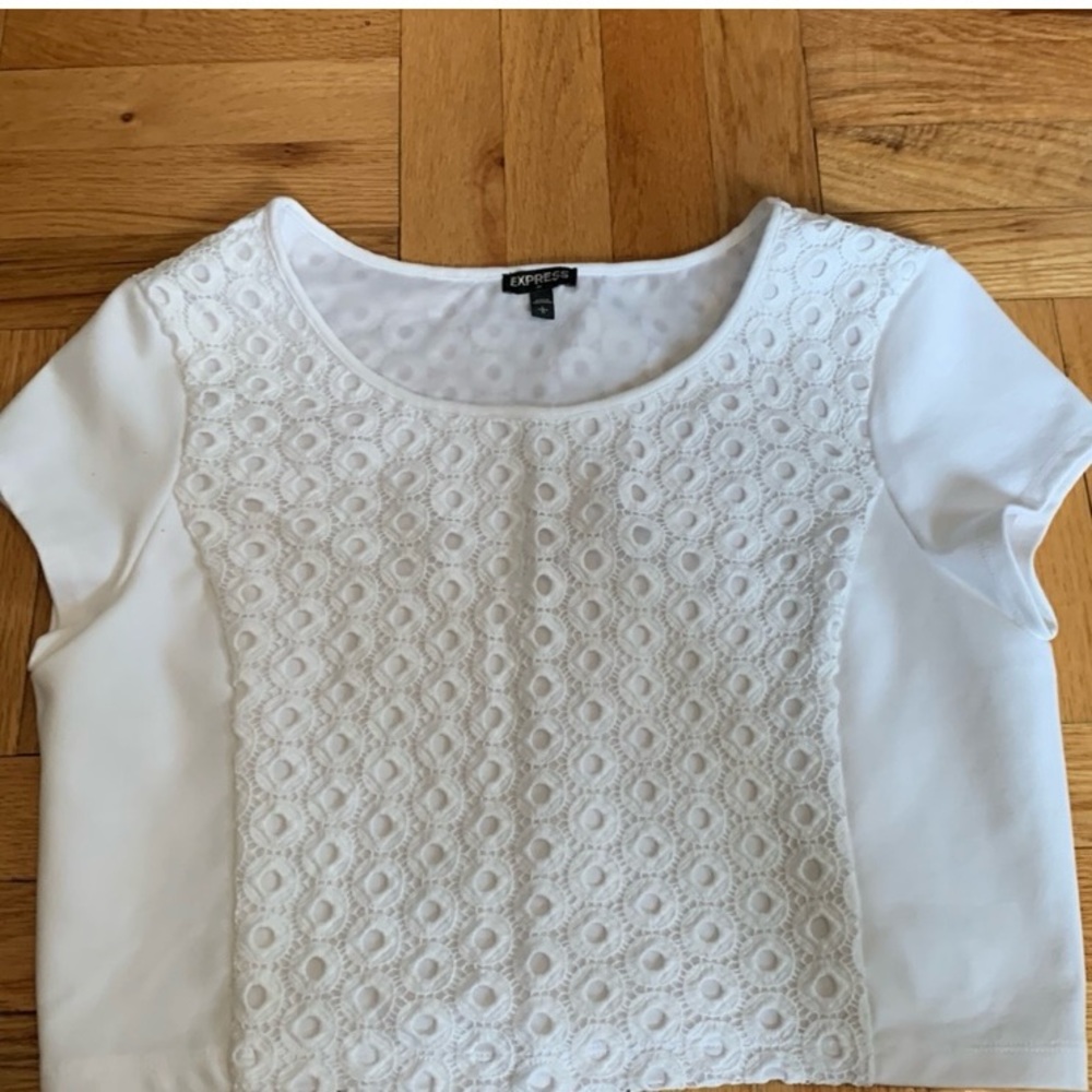 EXPRESS Embroidery Top - Picture 2 of 8